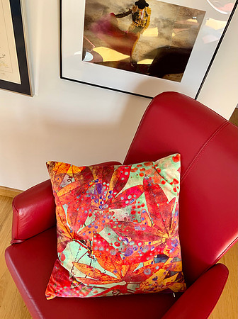 Coussin "Fantaisie automnale"